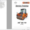 Hamm Roller HD 90 110 H185 Service Operators Manual and Diagrams 1