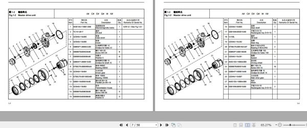 Hangcha Electric Stacker CDD12 A2MJ ISZ to CTD15 A2MA ISZ Parts Catalog 2022 2