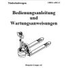 Hangcha Forklift CBD12 AMC1 I Operation Maintenance Manual 2018 DE 1