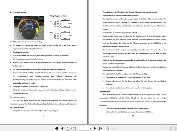 Hangcha Forklift CBD12 AMC1 I Operation Maintenance Manual 2018 DE 2