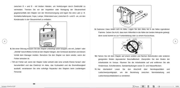 Hangcha Forklift CBD20 AC1 to CBD30 AC1 I Operation Maintenance Manual 2019 DE 2