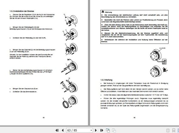 Hangcha Forklift CDD12 A2MA SZ to CTD15 A2MJ ISZ Operation Maintenance Manual 2020 DE 2