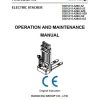 Hangcha Forklift CDD12 A2MJ SZ to CDD15 A2MJS lSZ Operation Maintenance Manual 2020 1