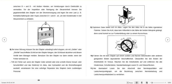 Hangcha Forklift CDD12 AC1 F to CDD20 AC1 I Operation Maintenance Manual 2019 DE 2