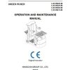 Hangcha Forklift CJD W22S M to CJD W41S M Operation Maintenance Manual 2015 1