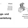 Hangcha Forklift CJD10 AC1 M1 to CJD10 AC2 M2K Operation Maintenance Manual 2018 DE 1