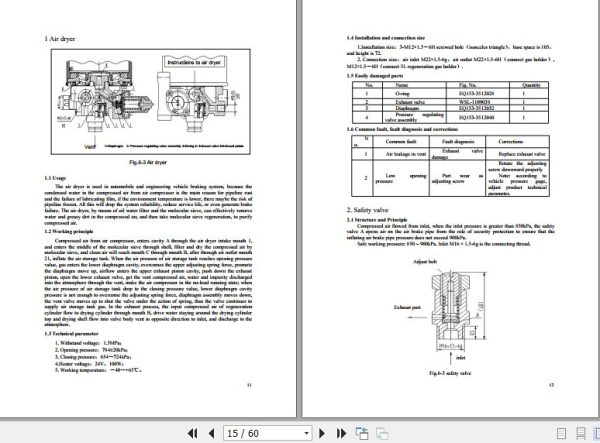 Hangcha Forklift CPCD120 XG35 to CPCD160 XG57B Service Manual 2019 2