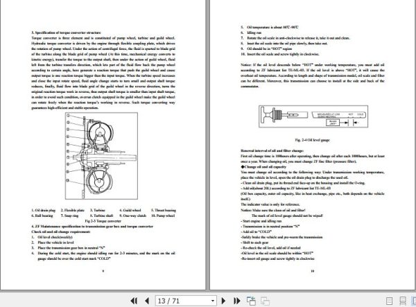 Hangcha Forklift CPCD140 W2 to CPCD180 AW49 Service Manual 2014 2