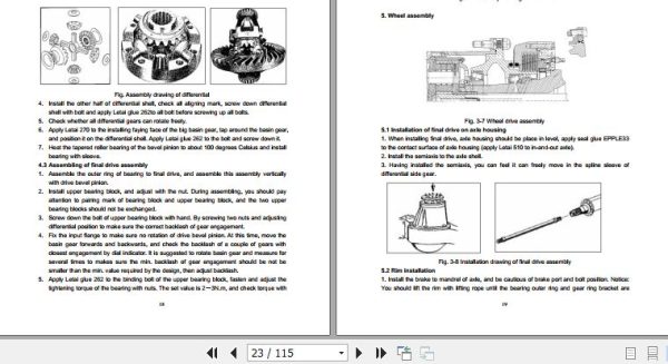 Hangcha Forklift CPCD140 XRAW85G to CPCD180 XRH9G Service Manual 2020 2