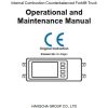Hangcha Forklift CPCD15 XW97F to CPYD35 XH3B Operation Maintenance Manual 2021 1