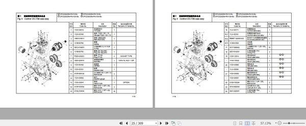Hangcha Forklift CPCD20 RW10 Ex to CPCD35N RW10M Ex Parts Catalog 2014 2