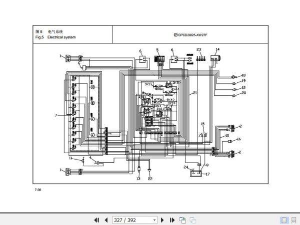 Hangcha Forklift CPCD20 XW32F to CPYD25 XW77B Parts Catalog 2022 2