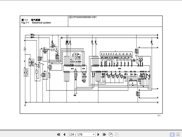 Hangcha Forklift CPCD400 W61 CPCD460 W61 CPCD480 W61 Parts Catalog 2017 3