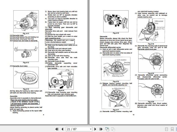 Hangcha Forklift CPCD50 AG16 to CPCD100 AG79 Service Manual 2019 2