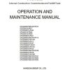 Hangcha Forklift CPCD50 RG16 to CPCD100 RG58 Operation and Maintenance Manual 2018 1