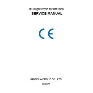Hangcha Forklift CPCD50 XW65E RT2 to CPCD50 XW95E RT2 Service Manual 2020 1