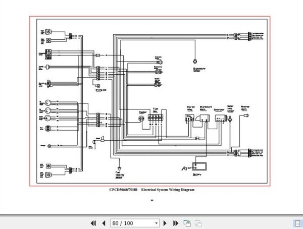 Hangcha Forklift CPCD50H to F05V50 70A Service Manual 2004 3