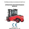 Hangcha Forklift CPD120 AXZ4 to CPD160 AC4 Operation Maintenance Manual 2020 1