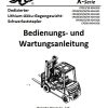 Hangcha Forklift CPD15 XD4 SI16 to CPD50 XXD4 SI28 Operation Maintenance Manual 2020 DE 1