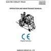 Hangcha Forklift CPD25 AC4H to CPD35 AC4H Operation Maintenance Manual 2015 1