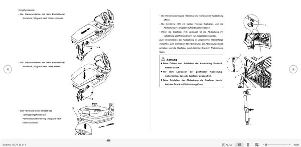 Hangcha Forklift CPD25 AC4H to CPD35 AC4H Operation Maintenance Manual 2015 DE 2
