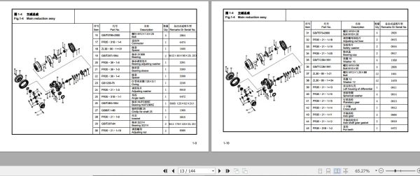 Hangcha Forklift CPD50J to CPD85J I Parts Catalog 2021 2