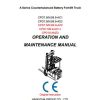 Hangcha Forklift CPD7.5 AC1 to CPD10 AMZ3 Operation Maintenance Manual 2018 1