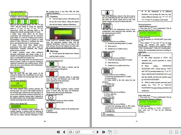 Hangcha Forklift CPDS13 AC3 to CPDS20 AC6 I Operation Maintenance Manual EU 2019 2