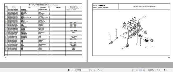 Hangcha Forklift CPDS13 XD2 SI CPDS15 XD2 SI Parts Catalog 2021 2