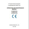 Hangcha Forklift CPYD50 XW24 to CPCD70 XW95G Operators and Maintenance Manual 2022 1