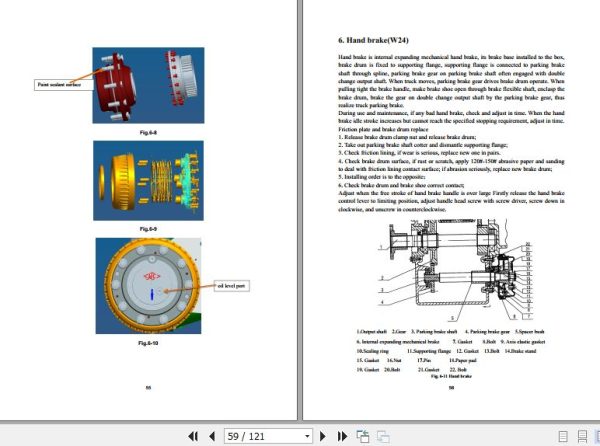 Hangcha Forklift CPYD50 XW24 to CPCD70 XW95G Service Manual 2022 3