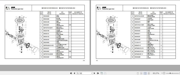 Hangcha Forklift CQD12 AC4 to CQD20 AD2 Parts Catalog 2