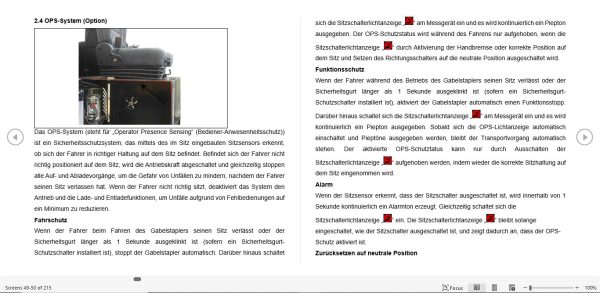 Hangcha Forklift CQD12 AD2H 19 to CQD20 AD2H 19 Operation Maintenance Manual 2019 DE 3