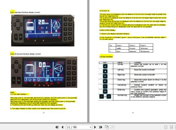 Hangcha Forklift CSD12 AED2 Operation Maintenance Manual 2020 2