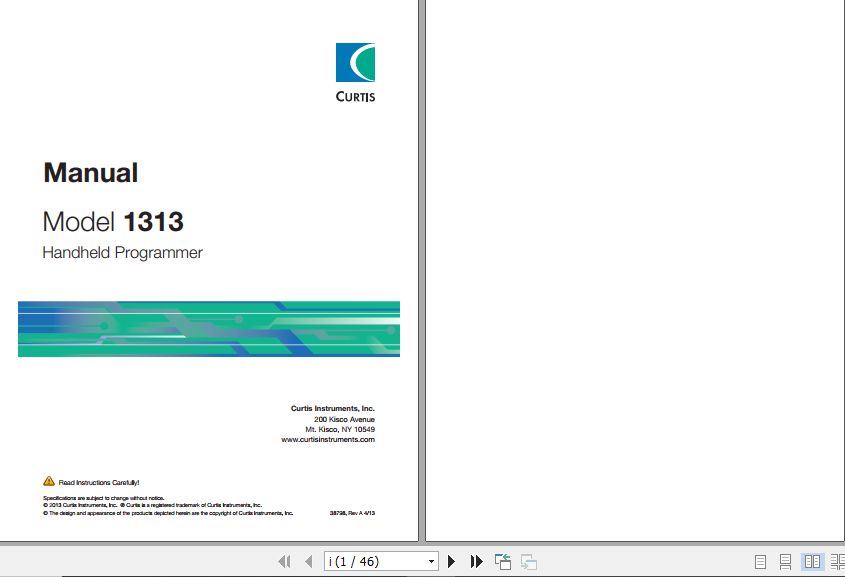 Hangcha Forklift Curtis Controller Error Code 1