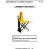 Hangcha Forklift HLT10C Owners Manual 2015 1