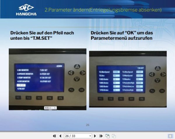 Hangcha Forklift Powerpoint Presentation Operation Manual DE 2
