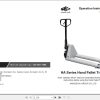 Hangcha Pallet Truck HA Series Operation Instructions Parts List 1