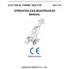 Hangcha Towing Tractor QDD10 W Operation Maintenance Manual 2015 1
