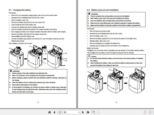 Hangcha Towing Tractor QDD3 ASC1 QDD5 ASC1 Operation Maintenance Manual 2016 2