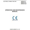 Hangcha Towing Tractor QDD6 C1 to QDD6 D2S Operation Maintenance Manual 2012 1