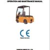 Hangcha Towing Tractor QSD10 C1 QSD15 C1 Operation Maintenance Manual 2012 1