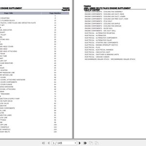 Hesston 4690 4690S Engine Supplement DEUTZ F4L912 Parts Catalog 79024081 1