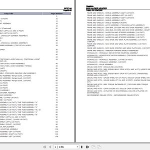 Hesston Auger Header 9025 Parts Catalog 00727144 1