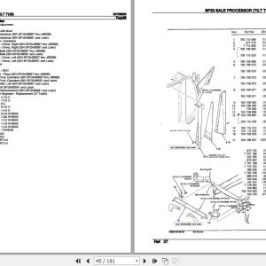Hesston Bale Processor Bp20 Parts Catalog 00705530 2