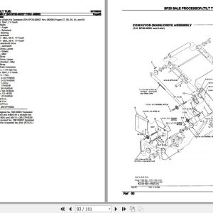 Hesston Bale Processor Bp20 Parts Catalog 00705530 3