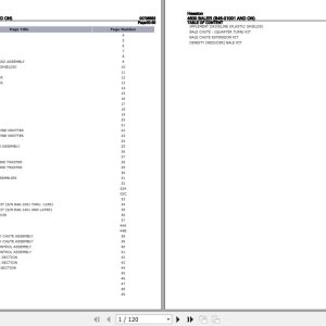 Hesston Baler 4600 Parts Catalog 00705552 1