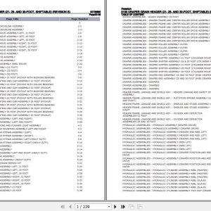 Hesston Draper Grain Header 8100 Parts Catalog 00708880 1