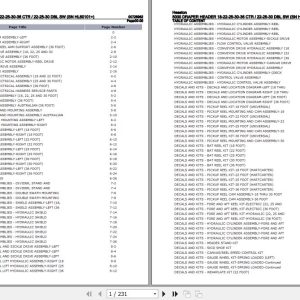 Hesston Draper Header 5000 Parts Catalog 00725962 1