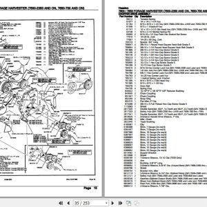 Hesston Forage Harvester 7600 7650 Parts Catalog 8084931 Hesston Forage Harvester 7600 7650 Parts Catalog 8084931 3